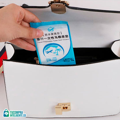 Protectores Desechables Para Baño/  Práctico y seguro.