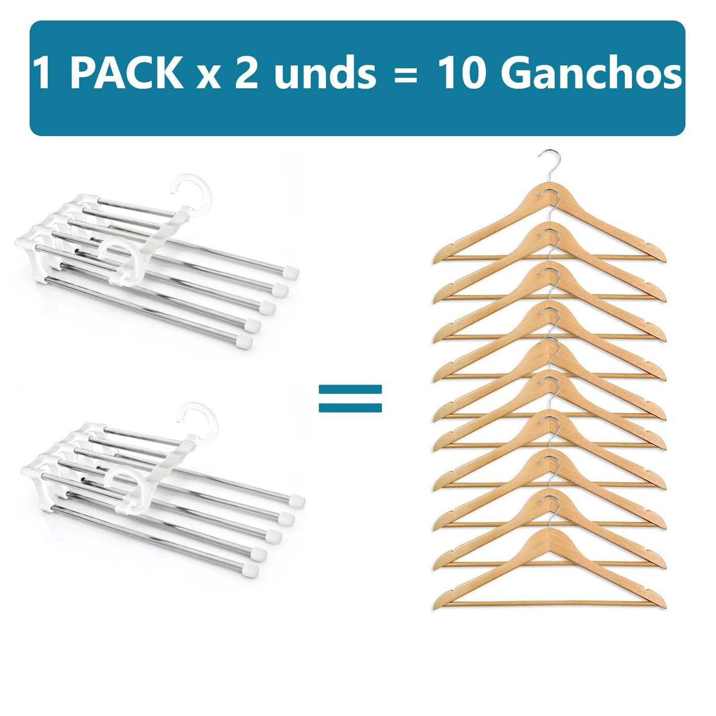 Gancho Organizador® / Maximiza tu espacio.