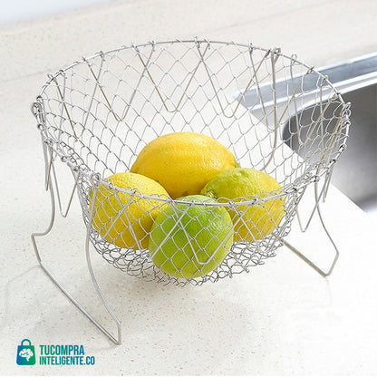 CESTA PLEGABLE MULTIUSOS® / IDEAL PARA LA COCINA