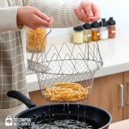 CESTA PLEGABLE MULTIUSOS® / IDEAL PARA LA COCINA